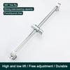 304 Stainless Steel Shower Slide Bars Adjustable Shower Slide Bar Bath Handheld Shower Rail No Punching Shower Lifter