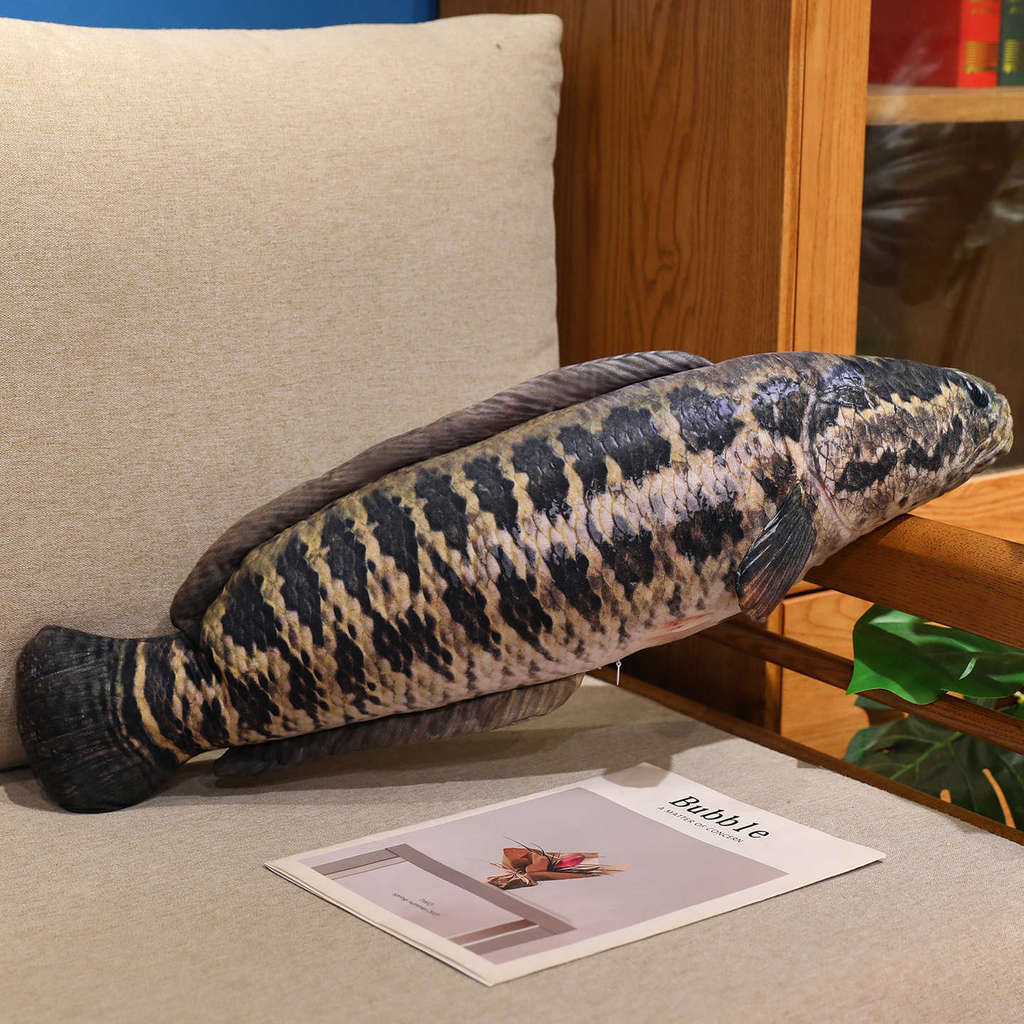 Plush Fish Pillow Soft Toy For Kids And Teens Decorative Gift