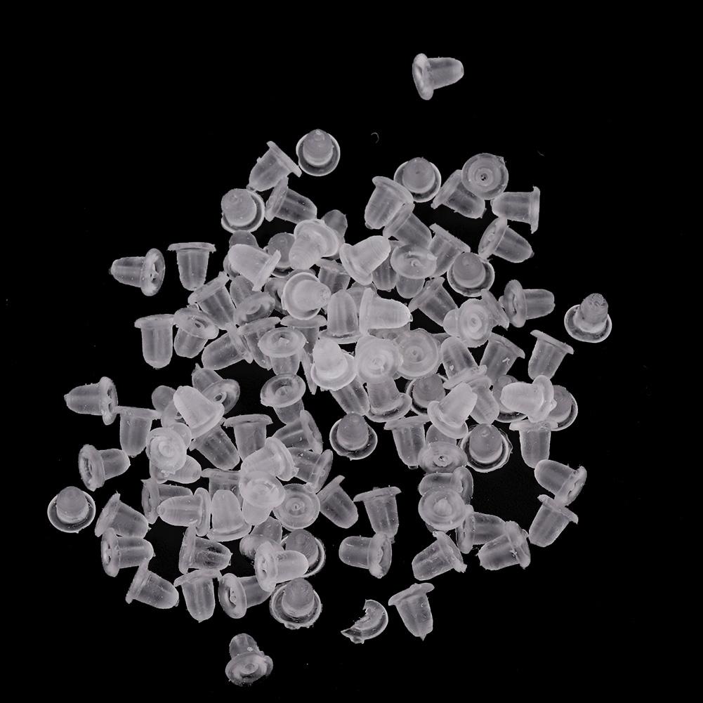 98pcs Metal Ear Stud Ear Cap Earnuts Piercing Tool Earrings Jewelry Accessories Set