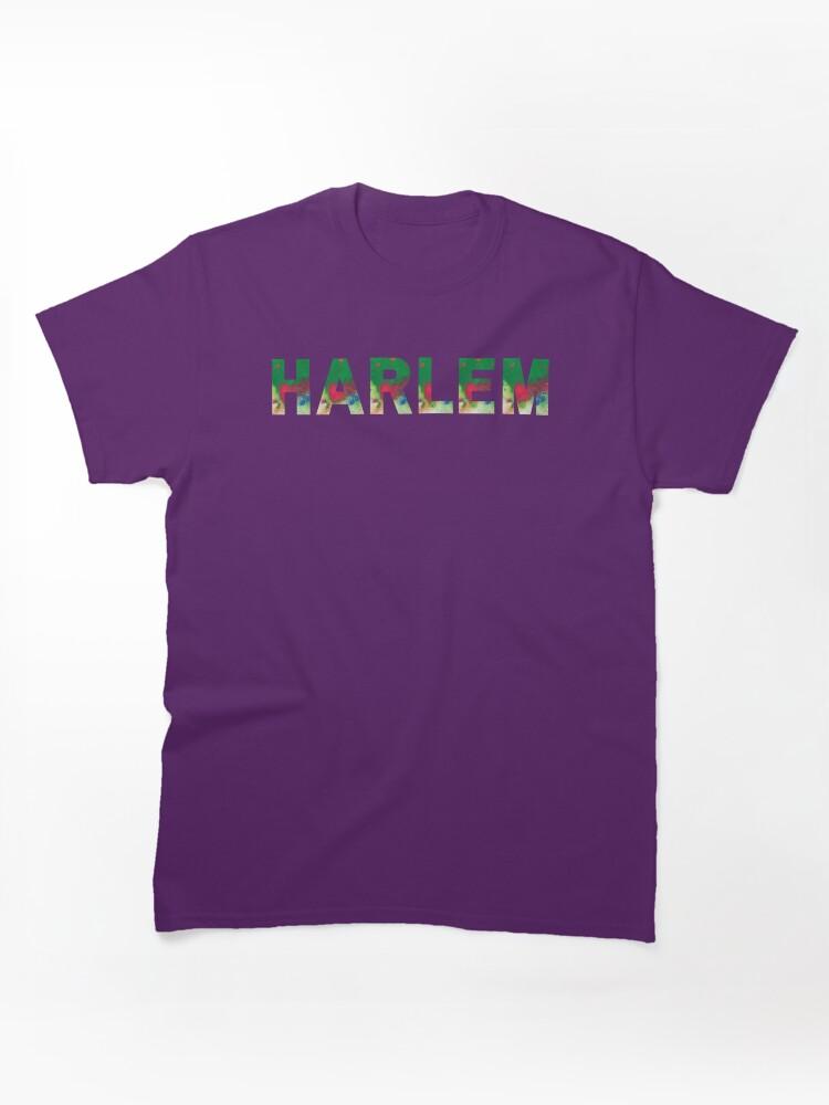 Last Bronx Harlem Texted Based | Colorful Abstract Paint Design Classic T-Shirt