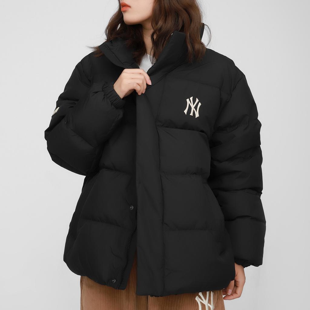 New MLB New York Yankees Down Jacket Cropped Unisex Black 3ADJB0116-50BKS