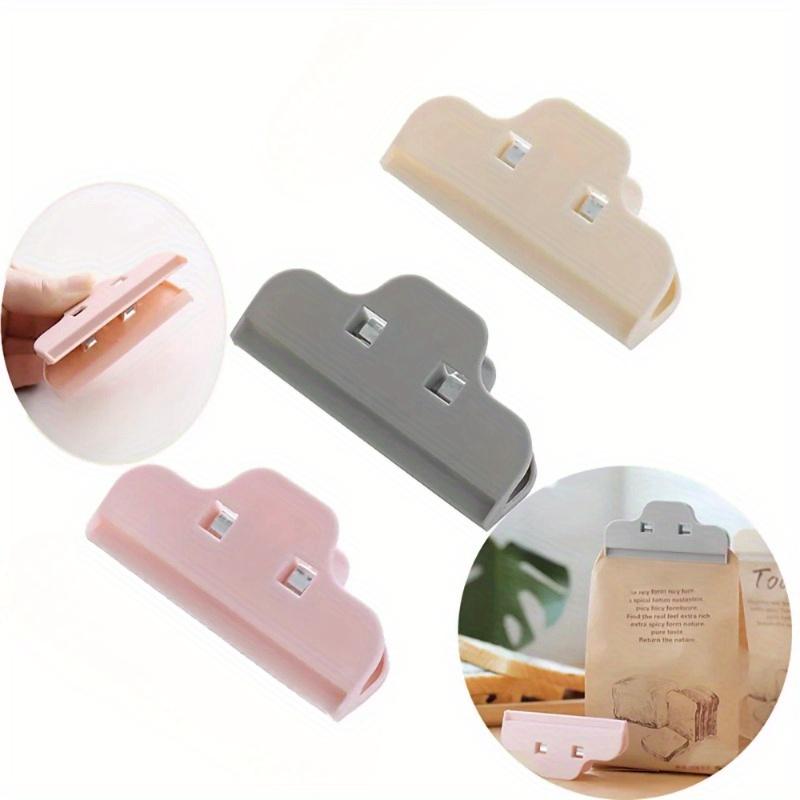 Food Bag Sealer Clips - Moisture-Proof Freshness, Ergonomic Design for Snacks, Chips, Kitchen & Pantry Storage - Pastel Colors Chip Clips