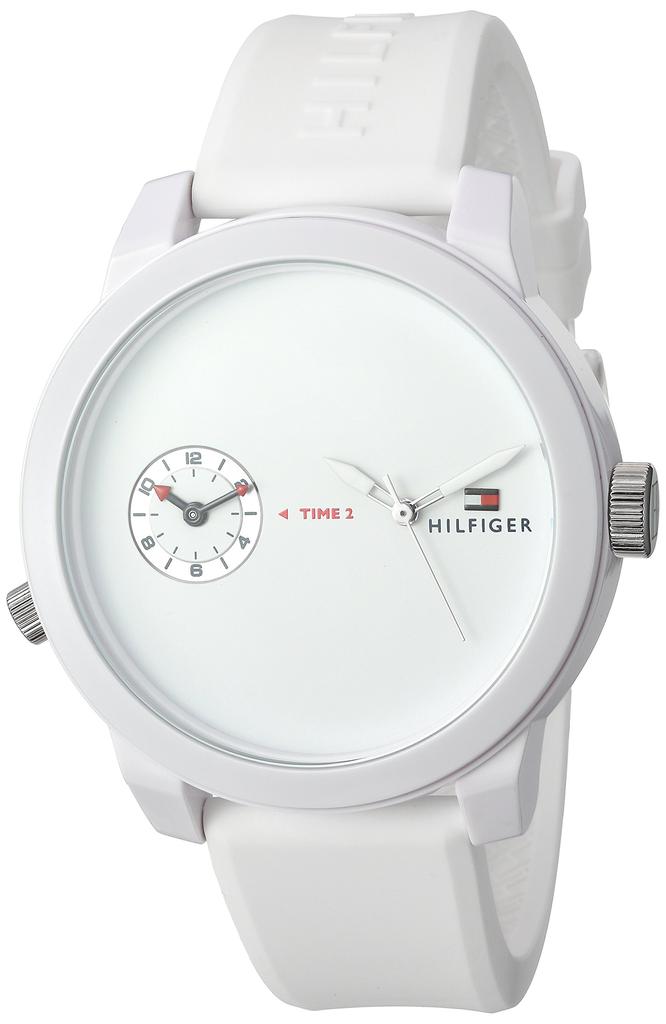 Tommy Hilfiger Quartz Watch Automatic White Denim' Men's Plastic