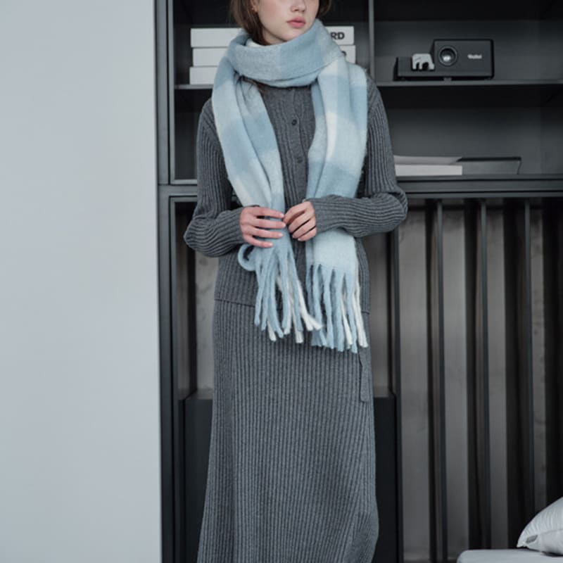 Jucy Judy Pastel Check Muffler JZMF700C