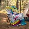 1pc Sailor Moon Theme Blanket - Digital Print, Polyester, Cozy for All Seasons, Perfect for Outdoor, and Travel
