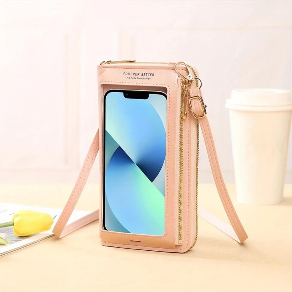 Freelii Smartphone Wallet Operates While In and Small Item Lightweight 3-in-1 Bag, Place, Wallet, Charger, Storage, Shoulder/Crossbody Pouch/Handbag