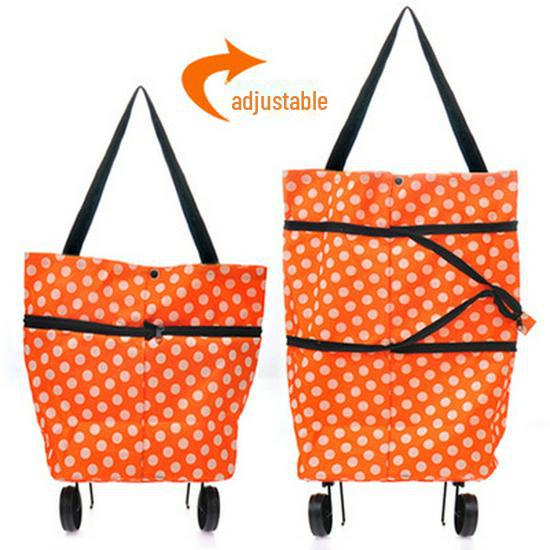

Складная переносная тележка с трансформируемой сумкой для покупок