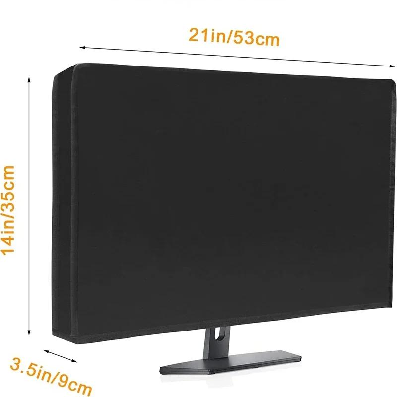 

Waterproof Dust Cover for Computer Monitor Desktop HD LCD Screen Protector Sleeve Case Anti-Dust Display Cover Only cover