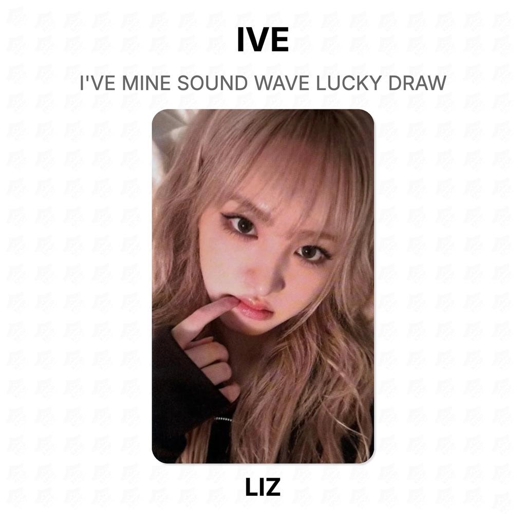 IVE I'VE MINE SOUND WAVE LUCKY DRAW Official Photocard