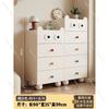 INS Nordic Solid Wood Chest of Drawers, Bedroom Bedside Storage Cabinet, Living Room Storage Unit, Sofa Side Cabinet, Elegant