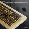 Langtu Wired Backlit Mechanical Keyboard for Office and Laptop Typing (Girls Edition)