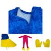 Dazzling Kids Huggy Wuggy Poppy Playtime Cosplay Costume Bodysuit Jumpsuit Mask Gloves