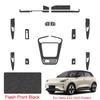 For Geely EX2 2025-Present LHD Car Carbon Interior Sticker Window Lifting Panel Decal Gear Door Protective Film Auto Accessory