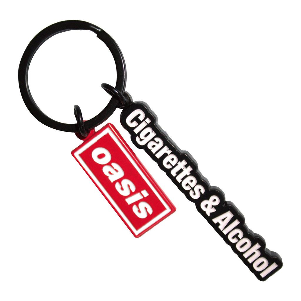 Oasis s & Alcohol Logo Keyring
