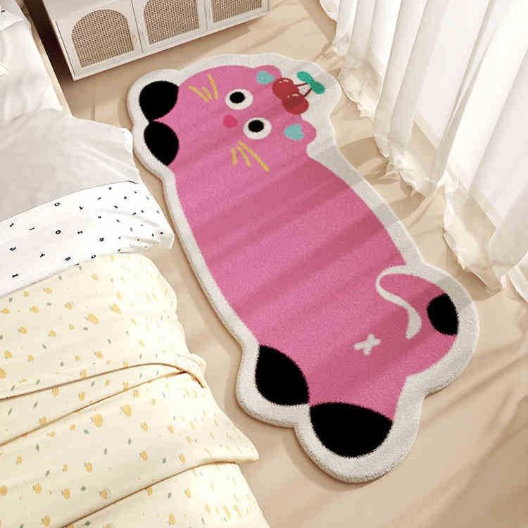 Cartoon Bedroom Carpet Children's Room Plush Carpet Anti Slip and Easy To Maintain Bedside Carpet