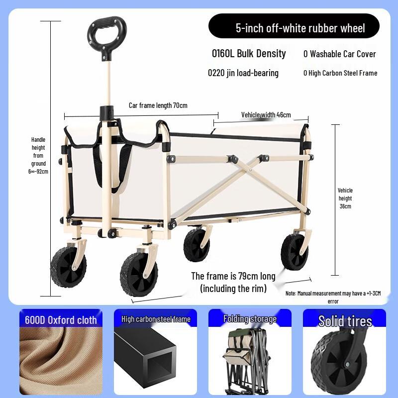 KODENOR Folding Camping Cart