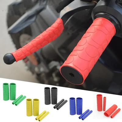 Non-slip Rubber Grip Glove Motorcycle Handle Cover Universal Heat Shrinkable Grip Cover Sleeve Handlebar Covers