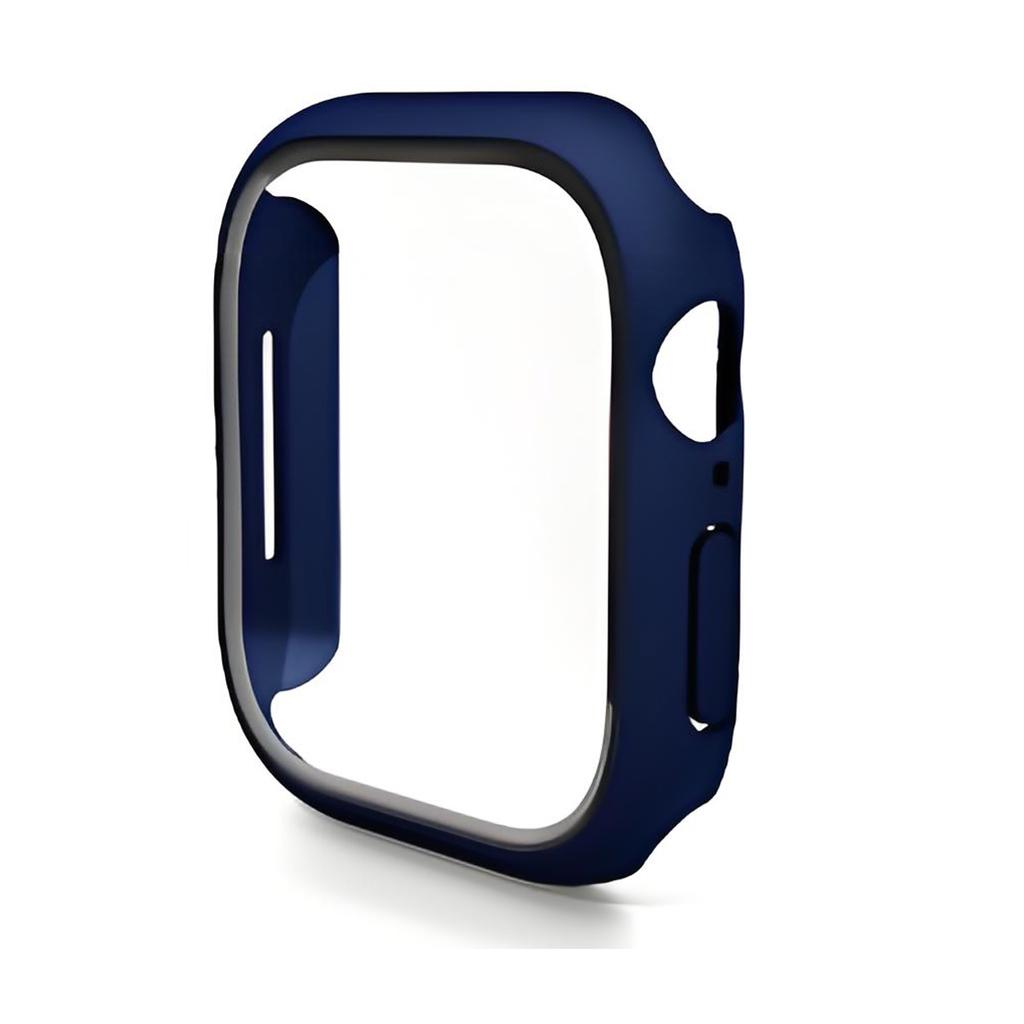 For Apple Watch Series 11/10 42mm Watch Case ENKAY HAT PRINCE Rubberized Hard PC Cover with Tempered Glass