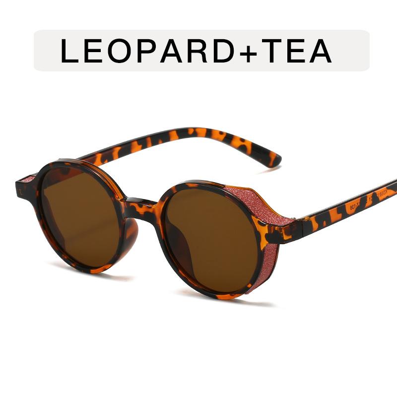 Fashion Trendy Women Sunglasses Round Shape Anti-reflective Sun Glasses Female Vintage Style Party Club Woman Sun Glass