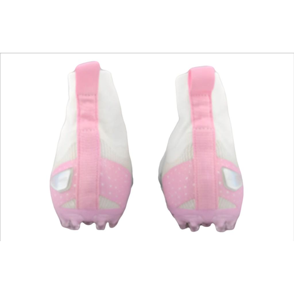 Li Ning Artificial Turf AG MG Anti Slip Wear Resistant Football Shoes Men Football Shoes White Blue Red ASFT019-3