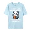 I Don Like Morning People Funny Quote Panda Coffee Tshirts Premium Cotton Unisex Tshirts Casual T Shirt 2024 Fashion Casual