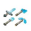 Kids World Bow Arrow Diamond Sword Pickaxe Axe Building Blocks Toy Game Weapon Props for Boys