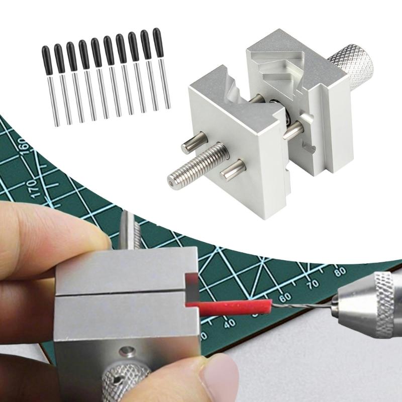 Heavy Duty Steel Miniature Workbench Vise Clamp For Carving Making Crafting DIY Projects And Secure Small Parts Holding