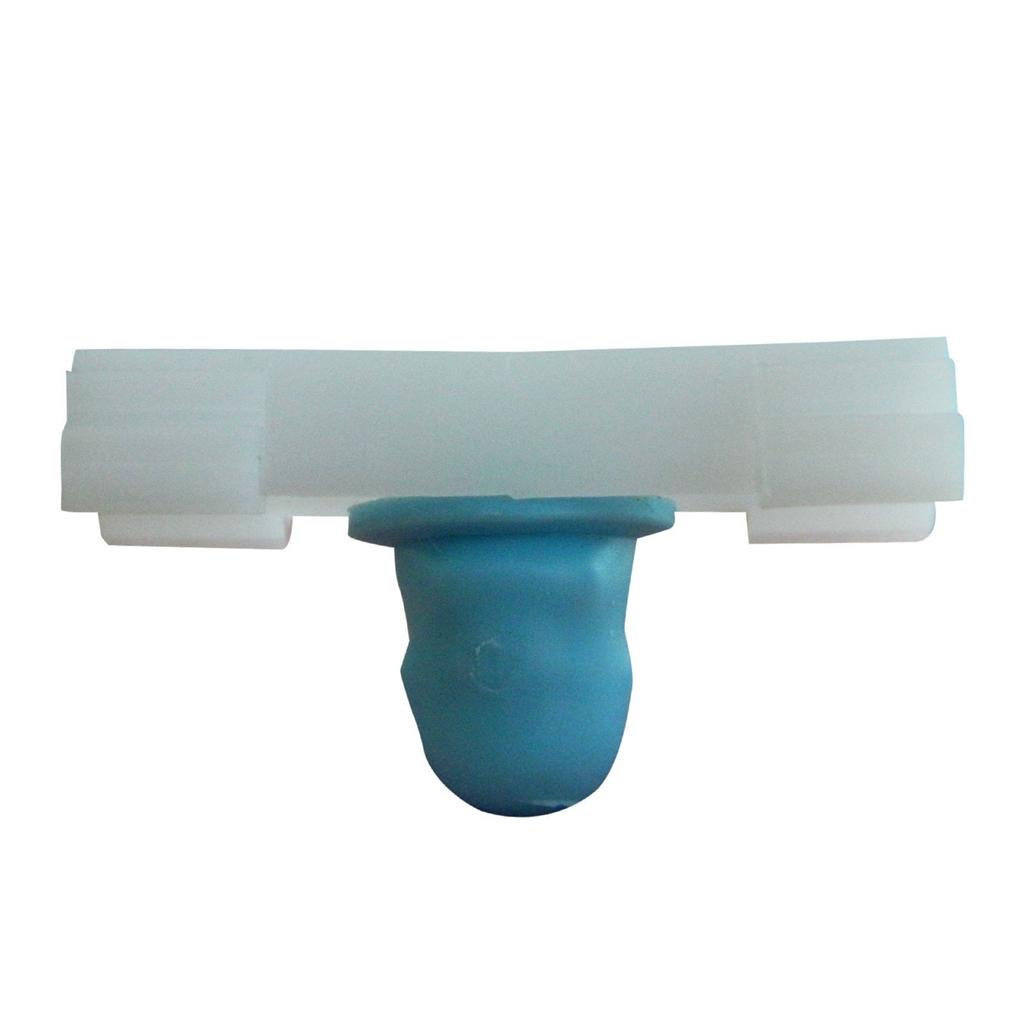 10 kusů lištových klipů s modrou gumovou botkou pro BMW: 51138166675 Opel:172017 Fiat:71717421