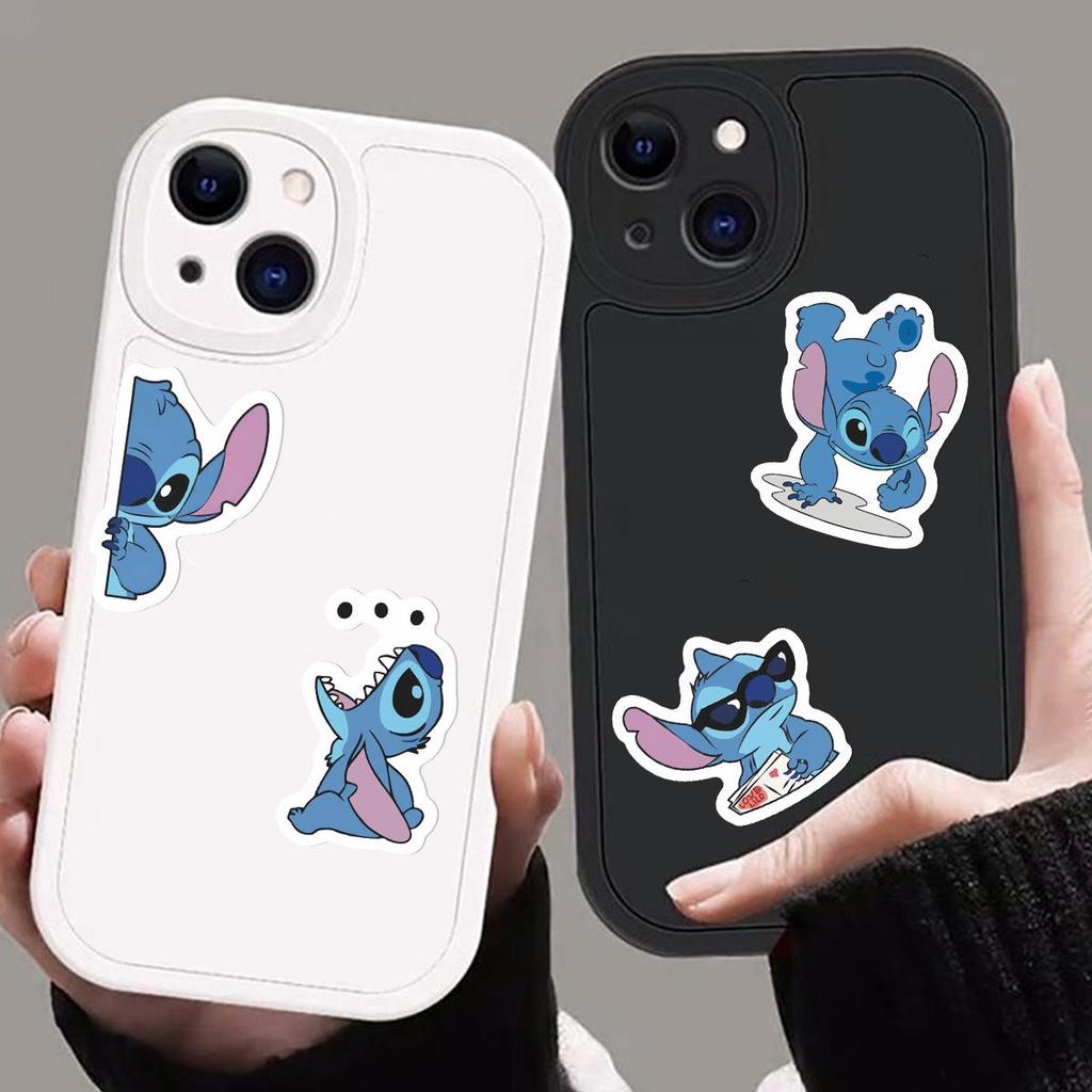 35 Cartoon Stitch Creative Waterproof Stickers for Children's Journals and Stationery Decoration