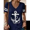 Modisches vielseitiges Damenoberteil Lässiges lockeres Kurzarm-T-Shirt Bequemes V-Ausschnitt-T-Shirt T-Shirts für den Alltag Damen