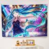 Anime Hatsune Miku Large Banner Planets Backdrop Birthday Party Decorations Tapestry Room Decor