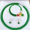 Hetian Jade Imitation Cinnabar Necklace Set - Perfect Gift for Friends & Mother's Day