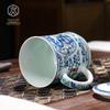 Cheng Dexuan Jingdezhen Doucai Double Dragon Ceramic Office Tea Cup