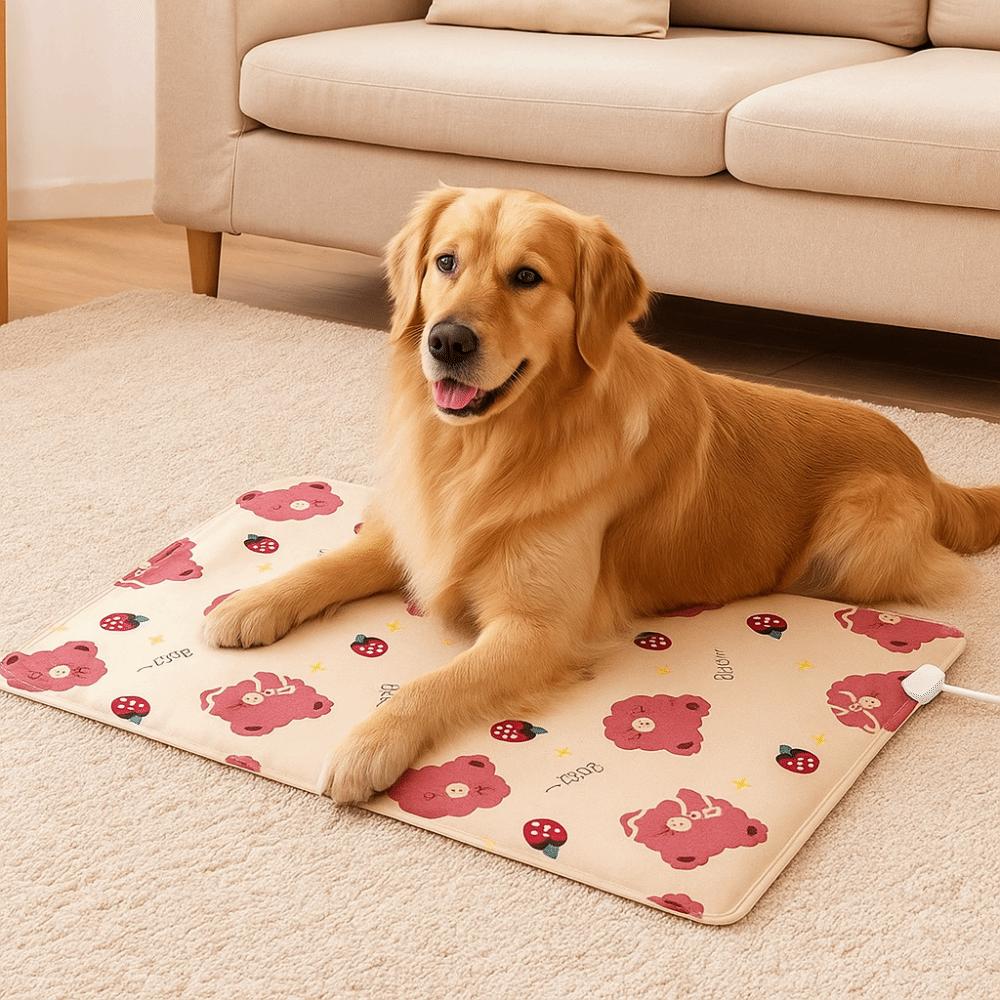 Adjustable Temperature Dog Heating Pad Waterproof Cat Heated Mat Blanket Winter Pet Heater  Indoor