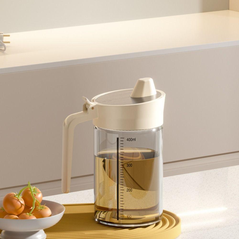 Curved Handle Glass Oil Dispenser 500ML Oil Bottle New Seasoning bottle Restaurant