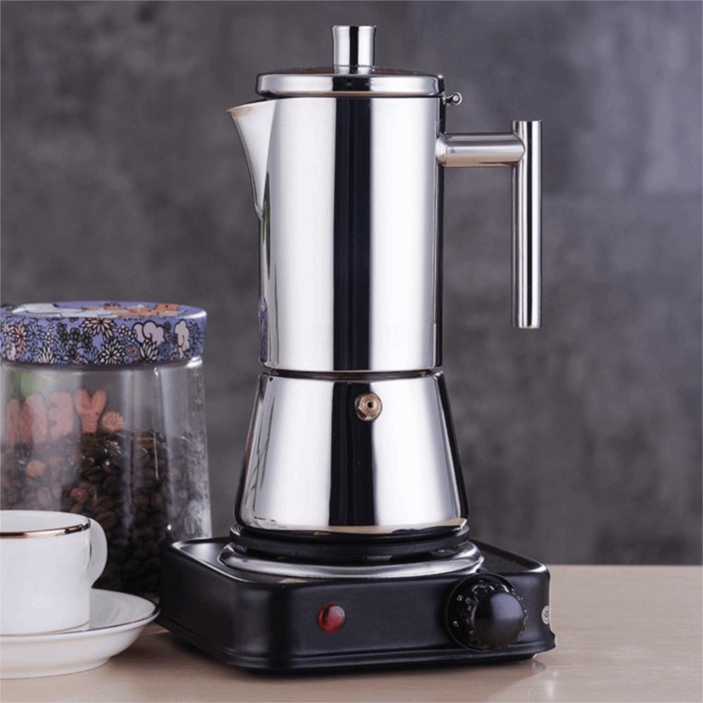 200/300/600 ML Mokkakanne Antioxidations-Espresso-Perkolator Langlebige Espresso-Kaffeemaschine Topf Herdplatte