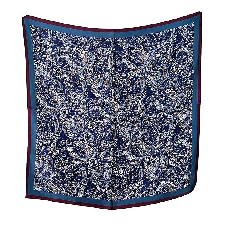 

Весенне-осенний премиальный шелковый шарф из натурального шелка, женский корейский легкий роскошный высококлассный элегантный платок, тонкий шарф 70cm