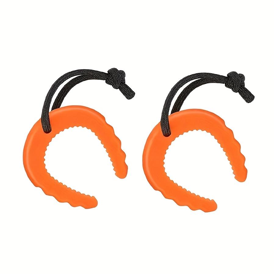 Paquete de 1 Tope de Puerta de Seguridad | Antiaplastamiento, Anticolisión, Material TPU en Negro/Naranja