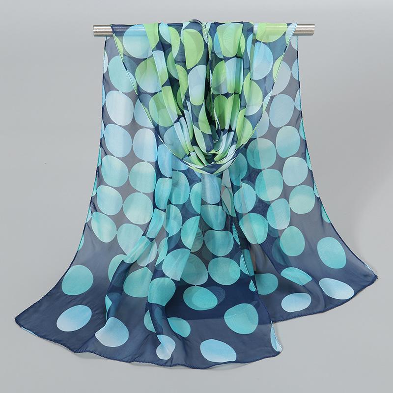 1Pc Muslim Chiffon Hijab Scarf For Women Summer Print Thin Scarves Soft Shawl Foulard Viscose Autumn Female Sunscreen Wrap Shawl