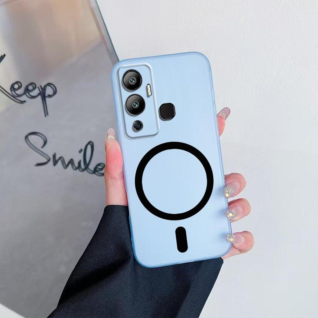 Case for Infinix HOT 12 Play Premium Magnetic Matte Phone Casing Protection Cover