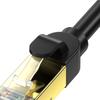 Cat 8 Ethernet Cable Double Shielded 40Gps High Speed 2000Mhz 26AWG RJ45 Connector Cat 8 Internet Cable for Laptop