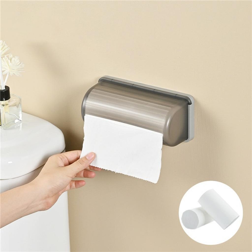 Plastic Trash Bags Storage Box Wall Mounted Self,adhesive Garbage Bag Dispenser Extraction Removable Grocery Bag Holder Home