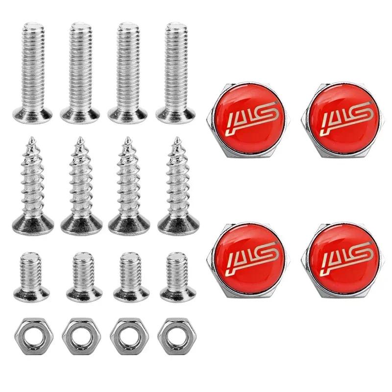 1Set Alloy Car License Plate Screws Nult Bolts For Subaru WRX BRZ DRL XV STI Outback Legacy Forester Impreza Tribeca Decoration PP222