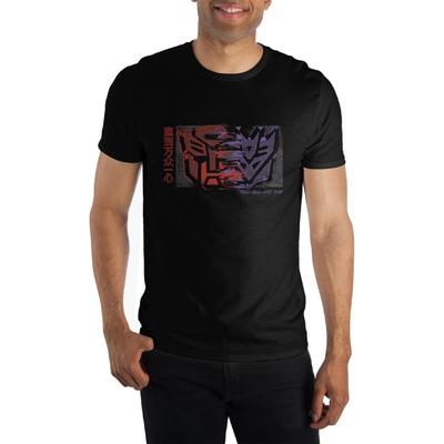 Transformers Autobots and Decepticons Black T-Shirt