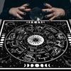 60x60cm Tarot Card Tablecloth Flannel Geometric Figure Divination Altar Cloth Board Game Oracles Card Pad Rune Support
