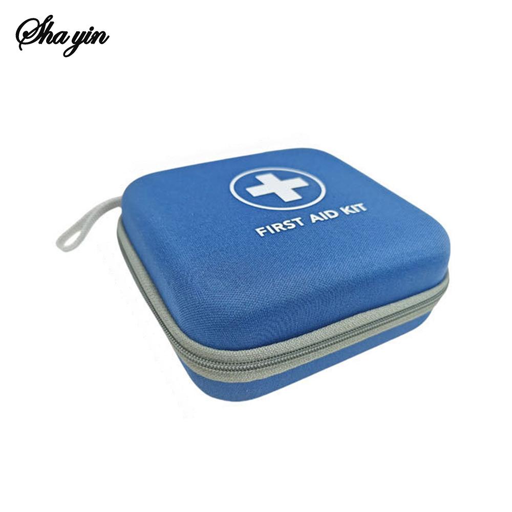 EVA hard shell medical supplies storage bag, travel essential first aid kit, home care supplies storage box