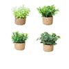 1Pcs Home Garden Furniture Decor Toy 1:12 Dollhouse Miniature Simulated Tree Potted Green Potted Plants Doll House Accessories