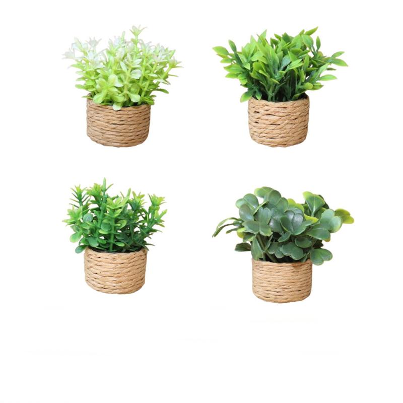 1Pcs Home Garden Furniture Decor Toy 1:12 Dollhouse Miniature Simulated Tree Potted Green Potted Plants Doll House Accessories