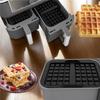 Waffle Mold Non-stick Reusable Silicone Air Fryer Liner Compatible with Ninja Versatile Accessories for Various Air Fryer Pad