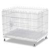 Nano Folding Indoor Dog and Small Pet Cage with Display Table